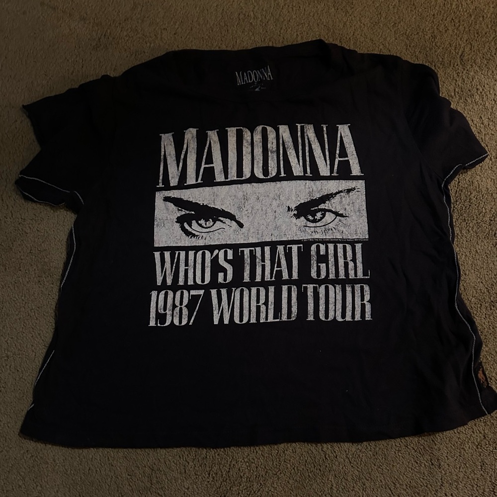 Adonna Black Tour Graphic Tee